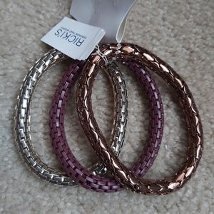 Ricki's Stretch Metal Bracelets